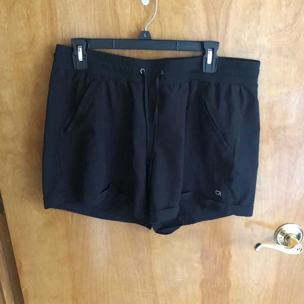 Black Gapfit workout shorts
